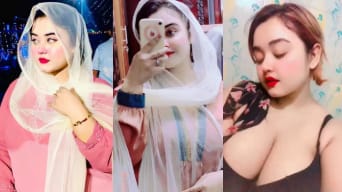 Nisha K Pakistani Babe Presses Her Huge Tits Together – Nude Tit Tease on Camera