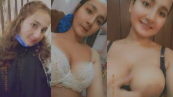 Pakistani Girl Zoha Exposes Her Huge Boobs for Her Boyfriend – Leaked Private Clip 10 videos merged