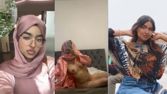 Gorgeous Desi Hijabi Babe Aiman Wajid Fucked Hard by a Big Cock While Giving an Intense, Wild Blowjob