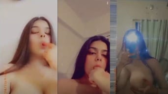 Sultry Pakistani Snapchat Star Midhat Khan Flaunts Her Massive Boobs While Teasing Naughty Fans