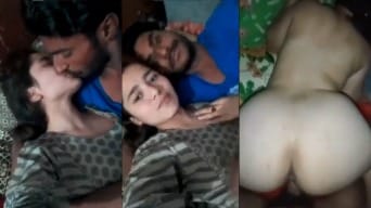 Sexy Pakistani Babe Passionately Kisses and Gets Fucked Deep in Doggy Style
