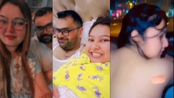 Latest Curvy Pakistani Babe Shehnaz Arain Takes a Rough Balcony Fuck in Dubai