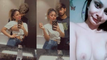 Latest Indian Babe Zaima Fingers Herself on Video Call While Flashing Her Perky Tits