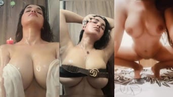 Indian Instagram Model Zulmi Shaikh Fingers Her Pussy Moans Loud and Shows Off Her Big Boobs and Thick Ass