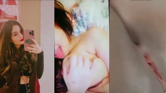 Busty Pakistani Babe Shanzey Anwer Hot Snapchat Leaks – Playing with Big Boobs & Slapping Her Shaved Pussy