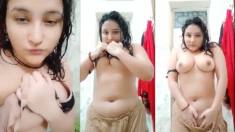 Pakistani Stage Drama Actress Duaa Ch – Stripping Nude Showing Tight Boobs & Big Ass