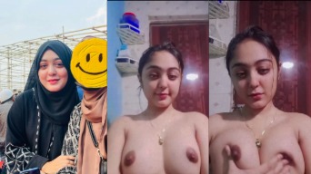 Stunning Desi Hijabi Babe Reveals Her Perfect Tits