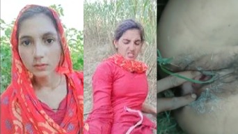 Pakistani Village Babe Outdoor Blowjob & Hard Fuck