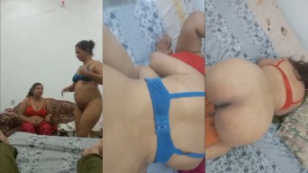 Exclusive collection: Busty Pakistani Aunties Threesome Hard Anal From Behind